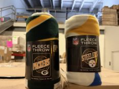 BULK LOT (NEW) PRODUCT CONSISTING OF (360 +/-) FLEECE THROWS