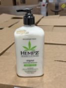 BULK LOT (NEW) PRODUCT CONSISTING OF (560 +/-) HEMPZ BODY MOISTURIZER