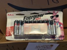 BULK LOT (NEW) PRODUCT CONSISTING OF (528 +/-) ENERGIZER BATTERIES