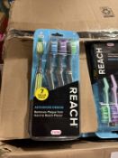 BULK LOT (NEW) PRODUCT CONSISTING OF (750 +/-) REACH TOOTHBRUSHES