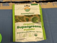 BULK LOT (NEW) PRODUCT CONSISTING OF (620 +/-) AMAZING GRASS POWDER