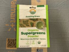 BULK LOT (NEW) PRODUCT CONSISTING OF (320 +/-) AMAZING GRASS POWDER