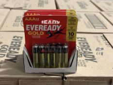 BULK LOT (NEW) PRODUCT CONSISTING OF (3,744 +/-) EVEREADY BATTERIES