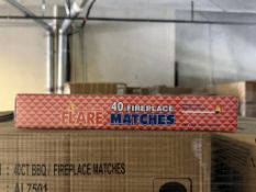 BULK LOT (NEW) PRODUCT CONSISTING OF (1,920 +/-) MATCHES