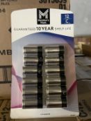 BULK LOT (NEW) PRODUCT CONSISTING OF (336 +/-) BATTERIES