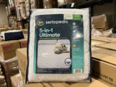 BULK LOT (NEW) PRODUCT CONSISTING OF (48 +/-) SERTAPEDIC MATTRESS COVERS