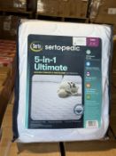 BULK LOT (NEW) PRODUCT CONSISTING OF (48 +/-) SERTAPEDIC MATTRESS COVERS