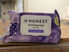 BULK LOT (NEW) PRODUCT CONSISTING OF (1,140 +/-) SANITIZING WIPES