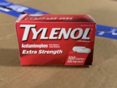 BULK LOT (NEW) PRODUCT CONSISTING OF (1,500 +/-) TYLENOL