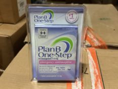 BULK LOT (NEW) PRODUCT CONSISTING OF (235 +/-) PLAN B