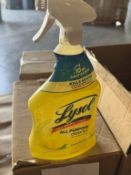BULK LOT (NEW) PRODUCT CONSISTING OF (66 +/-) LYSOL CLEANER