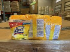 BULK LOT (NEW) PRODUCT CONSISTING OF (4,314 +/-) LYSOL WIPES
