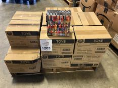 BULK LOT (NEW) PRODUCT CONSISTING OF (138 +/-) TOYS