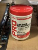 BULK LOT (NEW) PRODUCT CONSISTING OF (120 +/-) GNC PRO CREATINE