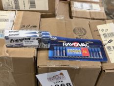 CASES OF ASSORTED AA BATTERIES