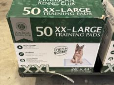 BOXES OF AMERICAN KENNEL CLUB XXL TRAINING PADS