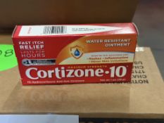 BULK LOT (NEW) PRODUCT CONSISTING OF (108 +/-) CORTIZONE