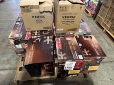 BULK LOT (RETURNED) PRODUCT CONSISTING OF (13 +/-) KEURIG COFFEE MAKERS