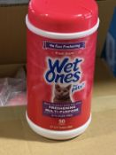 BULK LOT (NEW) PRODUCT CONSISTING OF (36 +/-) WET ONES