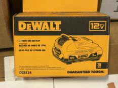 DEWALT DCB124 LITHIUM ION BATTERIES 12V MAX (NEW)