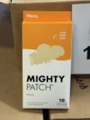 BULK LOT (NEW) PRODUCT CONSISTING OF (2,484 +/-) HERO MIGHTY PATCHES