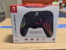 NINTENDO SWITCH AFTERGLOW WIRELESS CONTROLLERS (NEW)