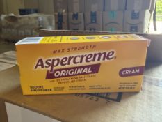 BULK LOT (NEW) PRODUCT CONSISTING OF (120 +/-) ASPERCREME