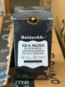 BOTTLES OF BETTERALT SEAMOSS DIETARY SUPPLEMENT