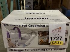 HOMEIKA ALL-IN-ONE PET GROOMING KIT & VACUUM (NEW)