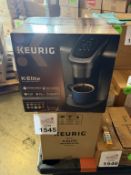 KEURIG K-ELITE SINGLE SERVE COFFEE MAKER (NEW)