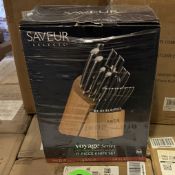SAVEUR SELECTS VOYAGE SERIES 17-PCS KNIFE SET (NEW