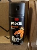 CASE OF AXE DEODORANT BODY SPRAY (12 PCS)