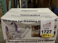 HOMEIKA ALL-IN-ONE PET GROOMING KIT & VACUUM (NEW)