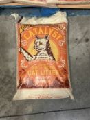 BAGS OF CATALYST SOFT WOOD CAT LITTER 20LBS.