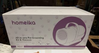 HOMEIKA ALL-IN-ONE PET GROOMING KIT & VACUUM (NEW)