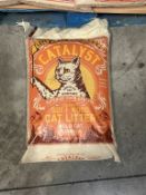 BAGS OF CATALYST SOFT WOOD CAT LITTER 20LBS.