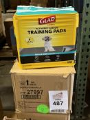 GLAD ACTIVATED CARBON TRAINING PADS 120 CT. EACH