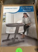 SIMMONS KIDS CITY SLEEPER BASSINETS (NEW)