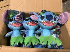 DISNEY STITCH BOW WOW LUAU PLUSH DOG TOYS (NEW)