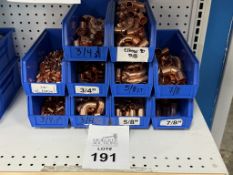 LOT CONSISTING OF VARIOUS COPPER PIPE FITTINGS