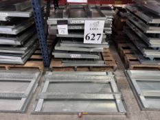 GALVANIZED DRAIN PAN W COPPER PIPE CONNECTION