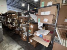 GREY METAL SHELVING UNITS