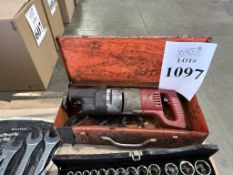 MILWAUKEE SAWZALL HEAVY DUTY WITH METAL CARRYING