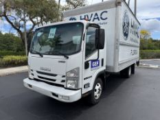 2018 ISUZU NPR CAB OVER BOX TRUCK