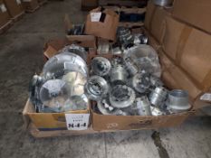 BOXES OF ASSORTED SIZE DUCT STARTING COLLARS