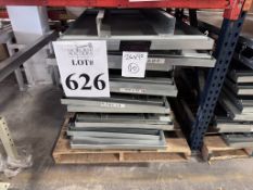 GALVANIZED DRAIN PAN W COPPER PIPE CONNECTION