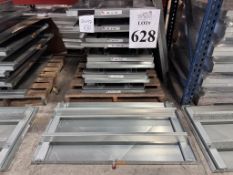 GALVANIZED DRAIN PAN W COPPER PIPE CONNECTION