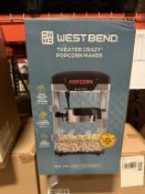 WESTBEND THEATER CRAZY POPCORN MAKER (NEW)