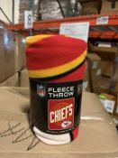 NFL FLEECE THROW KANSAS CITY CHIEF 50