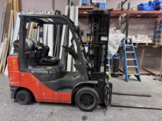 TOYOTA LPG 3 STAGE FORKLIFT, MODEL: 8FGCU30 (PICK-UP LOCATION: POMPANO BEACH, FL)